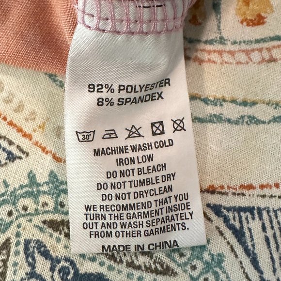 Yumi Day Purple/Orange Women's Dress, Size: S - Picture 6 of 6